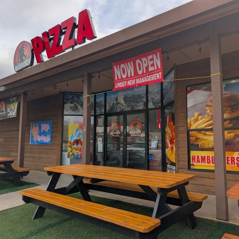 Welcome To Bigfoot Pizza